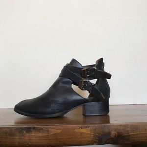 Jeffrey Campbell Black Everly Cutout Boots